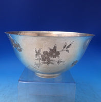 Dogwood by Kirk Sterling Silver Ice Bowl Hand Engraved #79 4" x 8" (#7148)