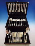 Georgian Rose by Reed & Barton Sterling Silver Dinner 12 Flatware Set 76 Pieces