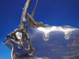 Silverplate Grape Stand Engraved Bees Butterflies Flowers 3-D Bird #9558 (#7271)
