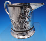 Architectural Repousse by Bailey and Co Sterling Silver Creamer Beaded (#7519)