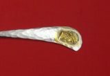 Medallion aka Etruscan by Shiebler Sterling Fish Knife w/golden beaded man 8"