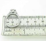 18k White Gold Filigree .66ct Genuine Natural Diamond Ring Love Birds (#J5097)