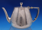 Colonial by Whiting Sterling Silver Tea Set 7pc with Kettle on Stand (#8537)