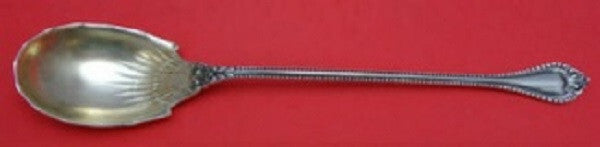 Old Colony by Lunt Sterling Silver Lettuce Spoon 8 3/4" Gold Washed