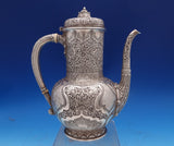 Persian by Tiffany and Co Sterling Silver Tea Set 5pc (#8559) Beautiful!