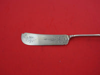 Grecian by Gorham Sterling Master Butter flat handle brite-cut twist 7 1/4"
