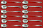 Craftsman by Towle Sterling Silver Ice Cream Dessert Fork Custom Set 12 pcs 6"