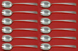 Craftsman by Towle Sterling Silver Ice Cream Dessert Fork Custom Set 12 pcs 6"