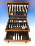 Georgian Colonial Wallace Sterling Silver Flatware Set 12 Service 72 Pc Dinner