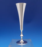 Bulgari Italian Sterling Silver Vase Gold Washed Interior #5313 8 1/4" (#8286-2)