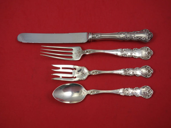 Pansy by International Sterling Silver Regular Size Place Setting(s) 4pc