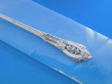 Rose Point By Wallace Sterling Silver Olive Spoon Pierced Long 7 1/2" Custom