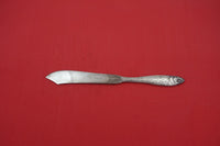 German Silverplate by Unknown Fish Knife w/ jugendstil fish handle 8 3/8"