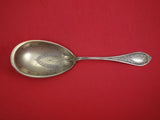 Marguerite by Wood & Hughes Sterling Silver Berry Spoon GW Bright-Cut 9 1/8"