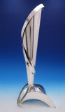 Carrington and Co English Estate Sterling Silver Trumpet Vase Modernism (#9051)