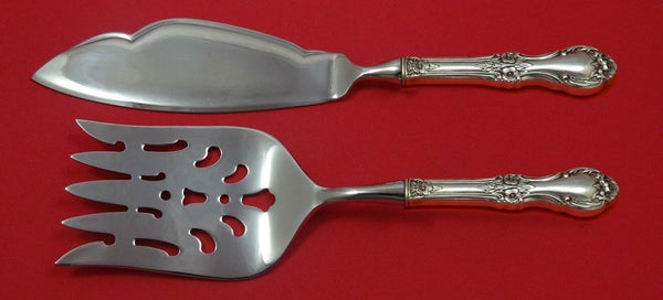 Wild Rose by International Sterling Silver Fish Serving Set 2 Piece Custom HHWS