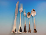 Silver Crown AKA Kronesolv by Th. Olsens 830 Silver Flatware Set Service 64 pcs