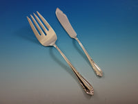 Dancing Flowers by Reed and Barton Sterling Silver Flatware Set 8 Service 47 pcs
