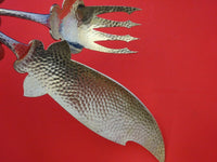 Duhme Sterling Silver Fish Serving Set GW Applied Fish Hammered Aesthetic