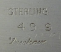 Durham Sterling Silver Serving Platter with Grapes and Leaves #495 (#2399)