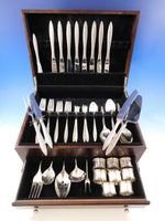 Spanish Lace by Wallace Sterling Silver Flatware Service for 8 Set 68 Pieces