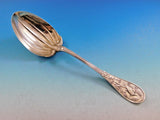 Japanese by Tiffany and Co Sterling Silver Berry Spoon with Ribbed Bowl 9"