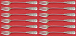 Fontainebleau by Gorham Sterling Silver Cocktail Fork Set 12 pieces 6"