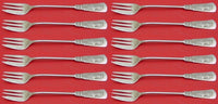 Fontainebleau by Gorham Sterling Silver Cocktail Fork Set 12 pieces 6"