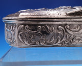 Joseph Yager German Sterling Silver Box Stag Hunt w/Hanau Pseudo Hallmarks #8081