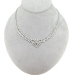 18k White Gold 4.5ct Genuine Natural Diamond Necklace (#J2981)
