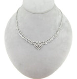 18k White Gold 4.5ct Genuine Natural Diamond Necklace (#J2981)