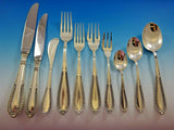 Gran Paris by Camusso Sterling Silver Flatware Set 12 Service 134 Pieces Dinner