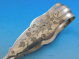 Brite-Cut by Unknown Sterling Silver Ice Tong 9 1/4" w/Fancy Cast Tines 1869
