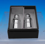 Christofle Silverplate Salt and Pepper Shaker Set 2pc Orig Box 2" x 7/8" (#8929)