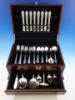 Dancing Flowers by Reed and Barton Sterling Silver Flatware Set 8 Service 47 pcs