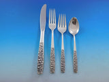 Contessina by Towle Sterling Silver Floral Flatware Set For 8 Service 45 Pieces