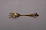 Grande Baroque Gold Accent by Wallace Sterling Lemon Fork 3-tine 5 1/2"