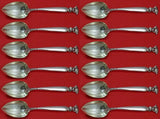 Romance of the Sea by Wallace Sterling Silver Grapefruit Sp Custom Set 12 pcs