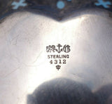 Chantilly by Gorham Sterling Silver Fruit Bowl Heart Shaped #4312 (#5120)