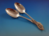 Rose Point by Wallace Sterling Silver Dinner Size Flatware Set 8 Service 60 Pcs