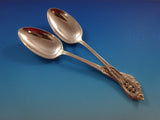 Rose Point by Wallace Sterling Silver Dinner Size Flatware Set 8 Service 60 Pcs