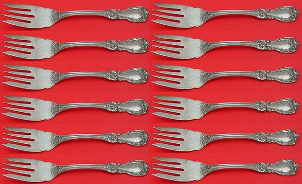 Burgundy by Reed and Barton Sterling Silver Salad Fork Set 12 pieces 6 1/2"
