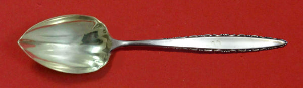Lace Point by Lunt Sterling Silver Grapefruit Spoon Fluted Custom Made 5 3/4"