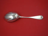 Brite-Cut by Various Makers Sterling Berry Spoon w/butterflies & flowers 9 3/4"