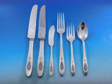 Bird of Paradise by Community Silverplate Flatware Set For 24 Service 115 pieces