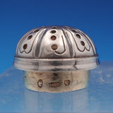 Marshall and Sons Scottish Sterling Silver Pepper Shaker GW Interior (#9007)