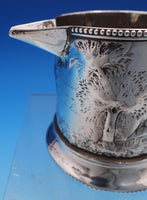 Architectural Repousse by Bailey and Co Sterling Silver Creamer Beaded (#7519)