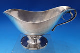 Georg Jensen Sterling Silver Gravy Boat #177A Oval Mark 4 3/4" x 8" (#7460b)