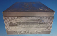 Asprey Sterling Silver Humidor Box Finely Engraved (#1569) Exceptional!