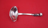 Danish Sterling by Various Makers Sterling Gravy Ladle curved leaf handle 6 3/8"